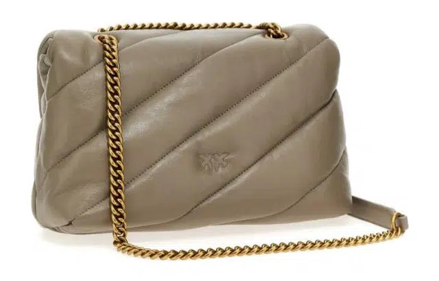 PINKO Love Birds Shoulder Bag Beige