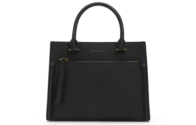 CHARLESKEITH Tote BlackBeige