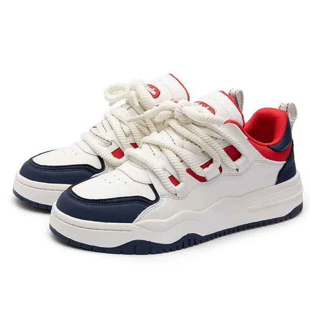 超纤皮 耐磨防滑增高厚底独特魅力 低帮 板鞋 男女同款