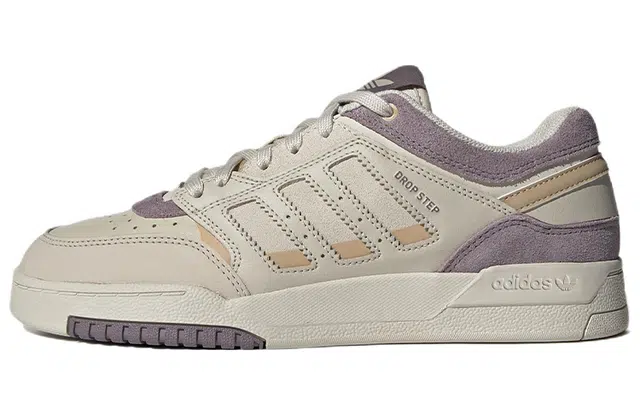 adidas Drop Step Low White Purple