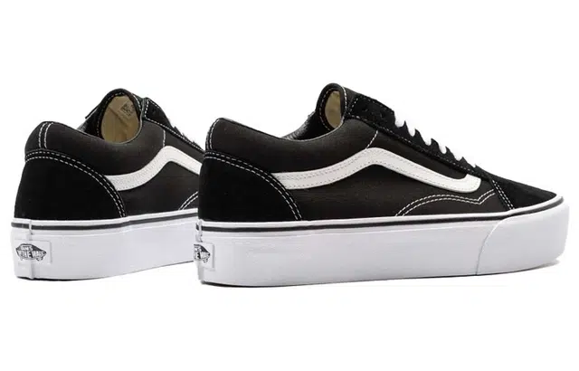 Vans Old Skool Platform Black White