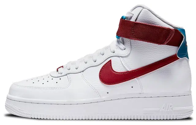 Nike Air Force 1 High White Red Green