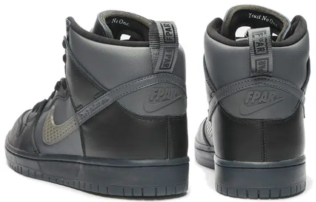 FPAR x Nike Dunk SB Pro High Black Grey