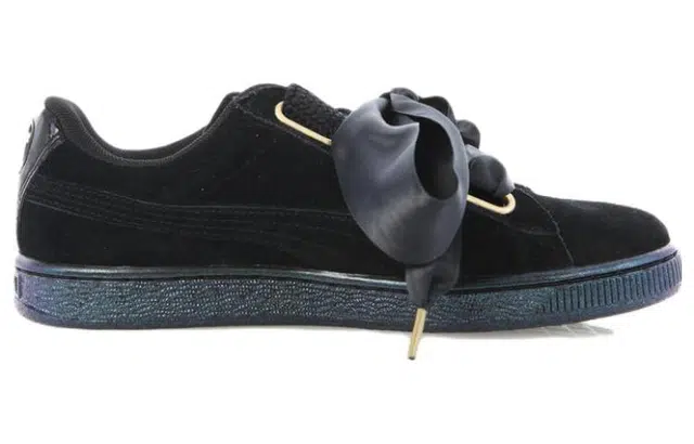 PUMA Suede Heart Satin Black