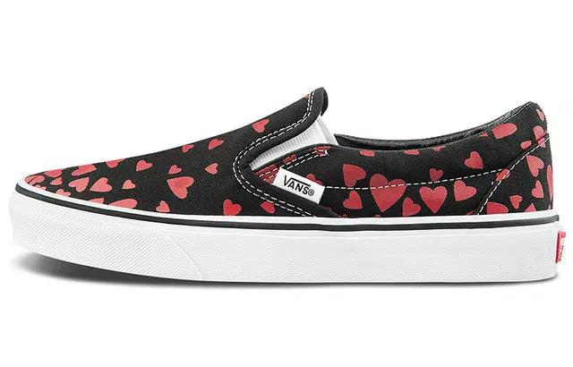 Vans Slip-On Valentine's Day Red Black