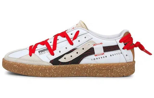 PUMA Oslo-City White Red Brown
