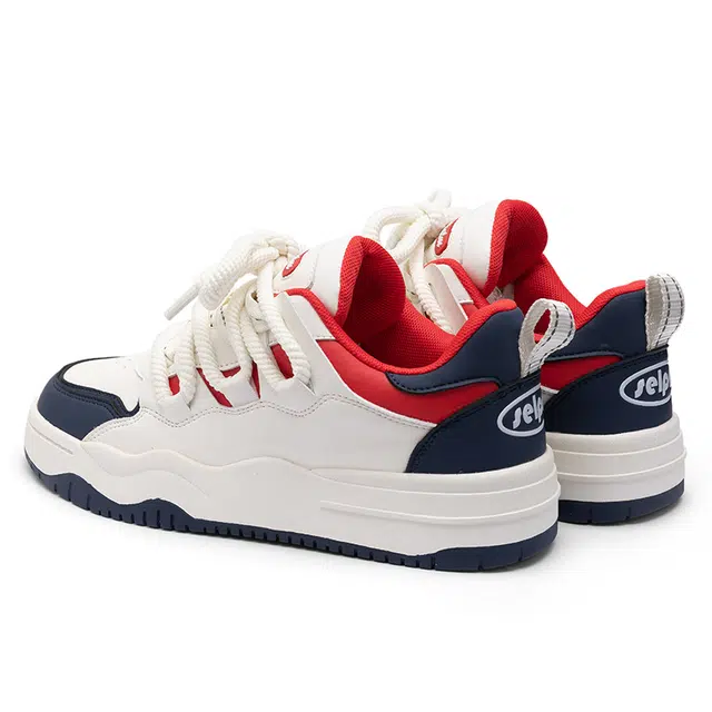 超纤皮 耐磨防滑增高厚底独特魅力 低帮 板鞋 男女同款