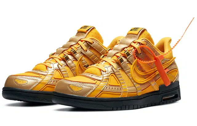 OFF-WHITE x Nike Rubber Dunk "University Gold"