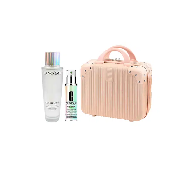 兰蔻 极光水护肤二件套行李箱 补水保湿淡斑