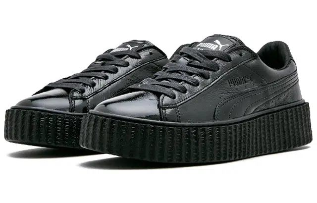 PUMA Rihanna Fenty Cracked Leather Black