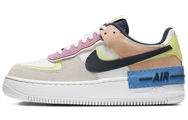 Nike Air Force 1 Low Shadow Black Yellow Pink