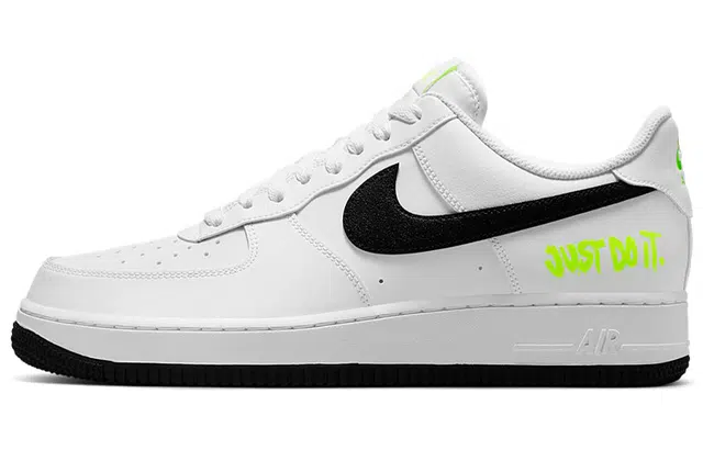 Nike Air Force 1 Mid "Just Do It" White Black Green