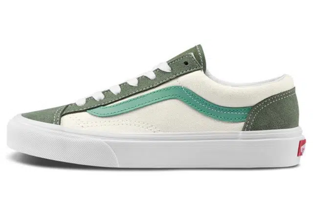 Vans Style 36 White Green