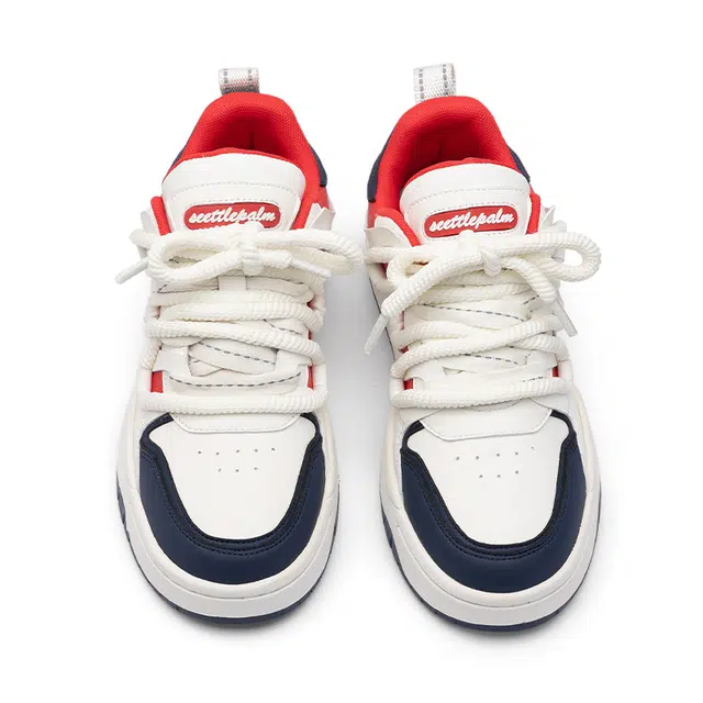 超纤皮 耐磨防滑增高厚底独特魅力 低帮 板鞋 男女同款