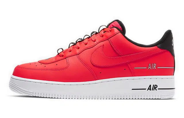 Nike Air Force 1 Low 'Double Air' Red Black