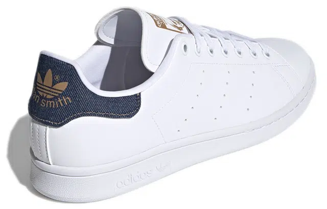 adidas Stan Smith White Blue Gold