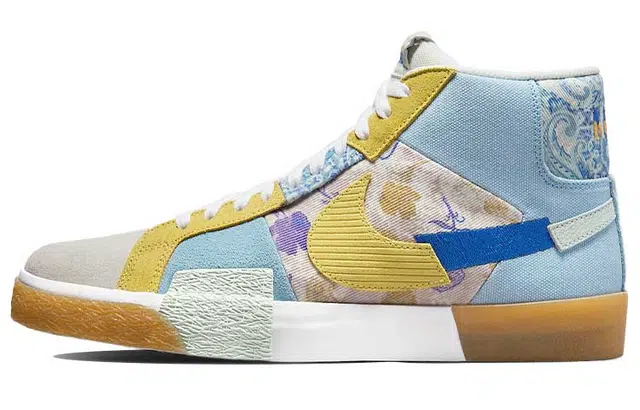 Nike Blazer Mid Light Beige Blue