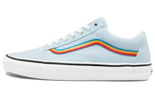 Vans Old Skool Blue Rainbow