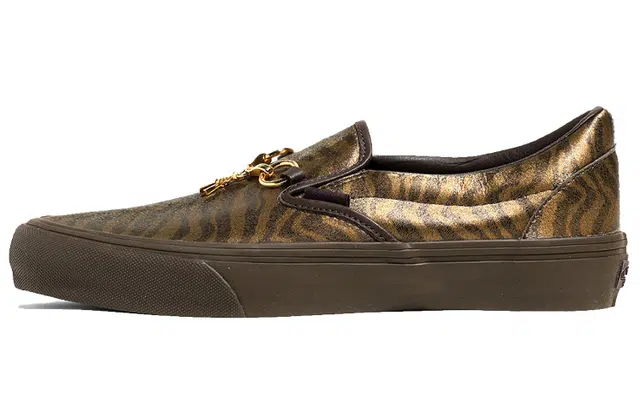 Needles x Vans Slip-On Gold Brown