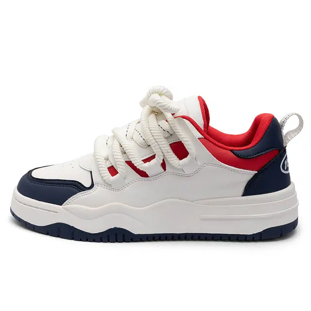 超纤皮 耐磨防滑增高厚底独特魅力 低帮 板鞋 男女同款