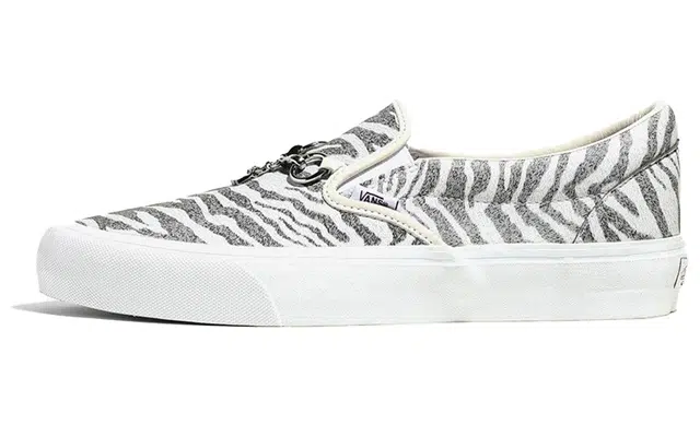 Needles x Vans Slip-On White Grey