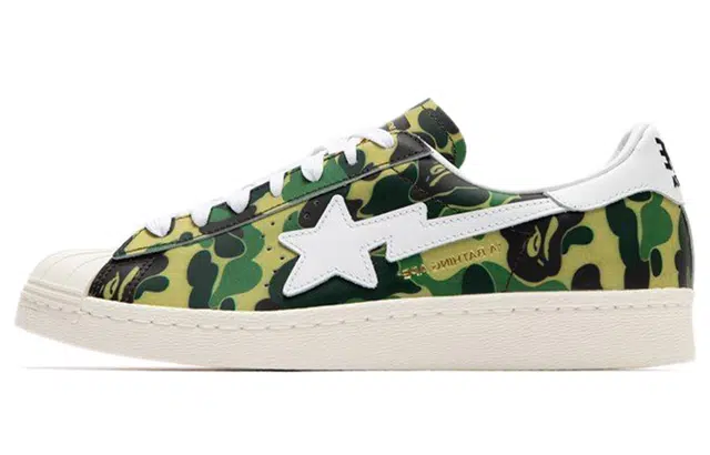 A BATHING APE x adidas originals Superstar Green Camo