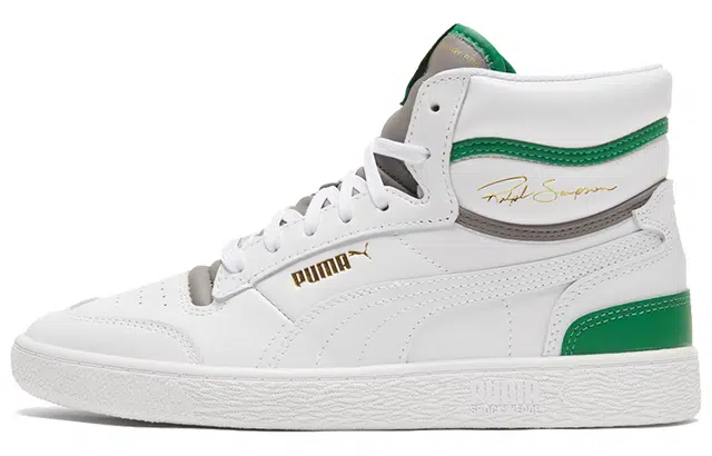 PUMA Ralph Sampson Mid White Green Grey