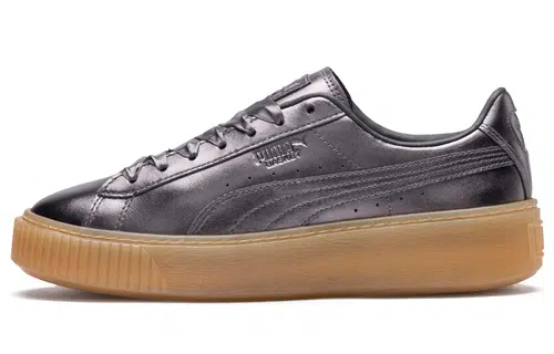 PUMA Platform Bask Luxe Liquid Silver