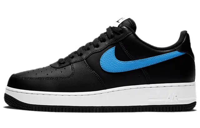 Nike Air Force 1 Low Black Red Blue