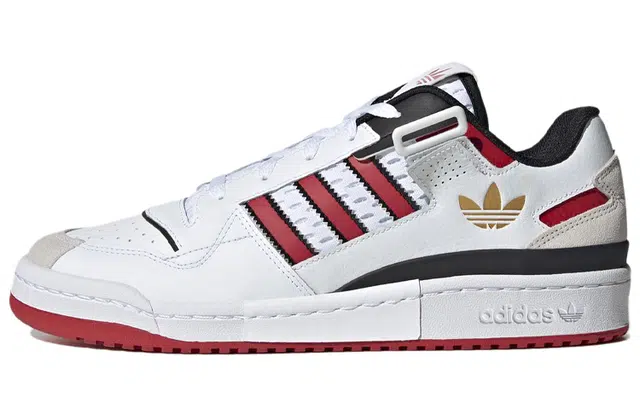adidas Forum Low White Black Red