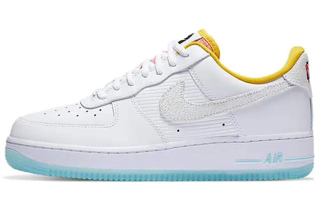Nike Air Force 1 Low White Blue Orange