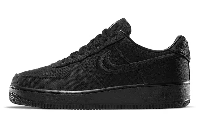 Stussy x Nike Air Force 1 Low "Triple Black"