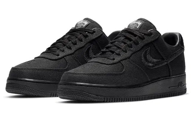 Stussy x Nike Air Force 1 Low "Triple Black"