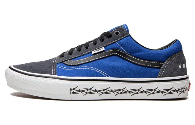 Supreme x Vans Old Skool Grey Blue
