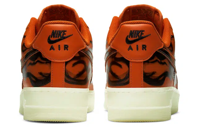 Nike Air Force 1 Low 07 Skeleton QS "Orange"