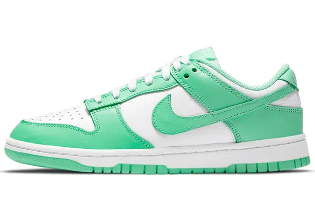 Nike Dunk Low green glow