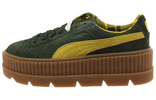 FENTY BEAUTY x PUMA Rihanna Fenty Cleated Creeper Suede Green (W)