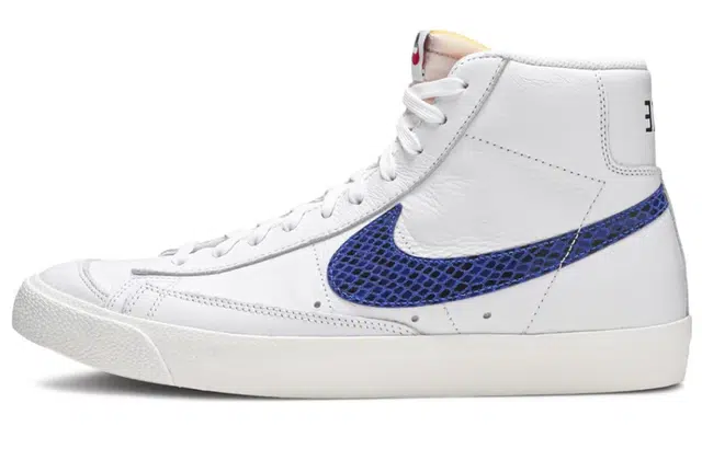 Nike Blazer Mid White Red Blue Snake