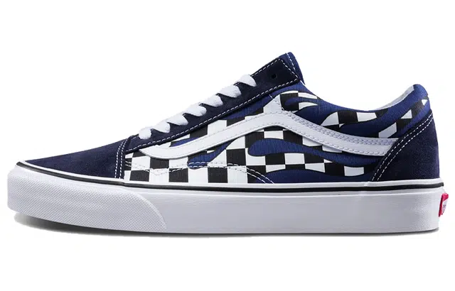 Vans Old Skool Blue Checkerboard