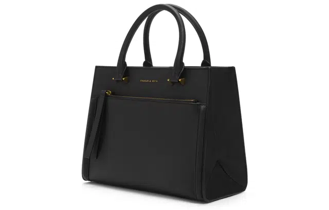 CHARLESKEITH Tote BlackBeige