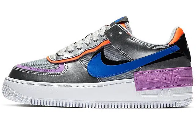 Nike Air Force 1 Shadow Metallic Silver
