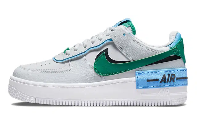 Nike Air Force 1 Low Shadow White Green Blue