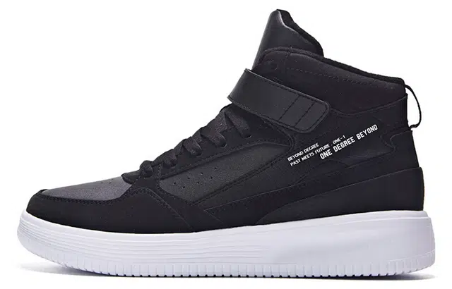 361° High-Top Warm Sneakers Obsidian Black Fleece