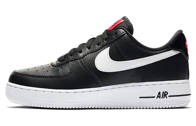 Nike Air Force 1 Low Black White Red