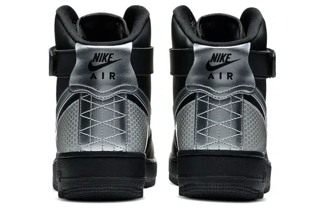 Nike Air Force 1 07 LV8 3M High Silver Black