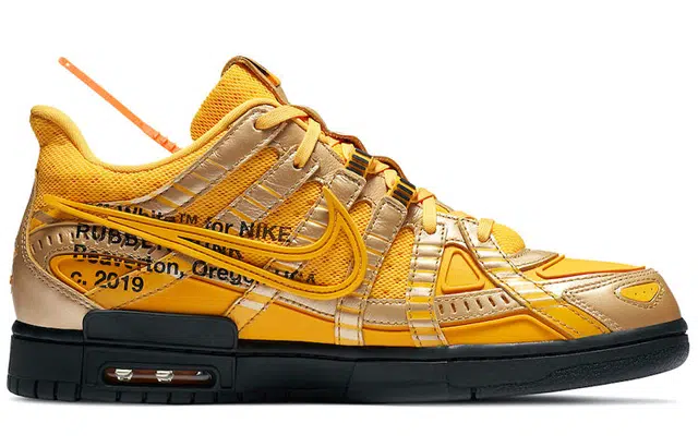 OFF-WHITE x Nike Rubber Dunk "University Gold"