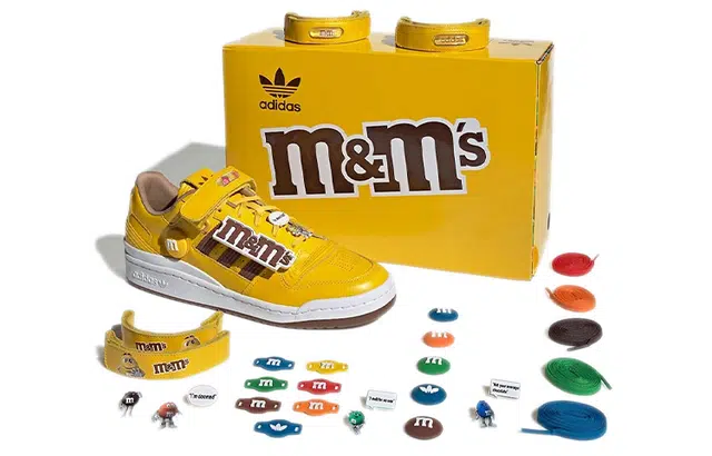 M&M'S x adidas Forum 84 Low Yellow Brown