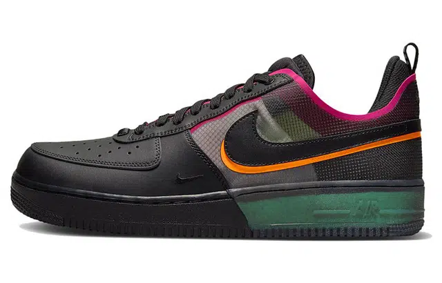 Nike Air Force 1 Low React Black Neon