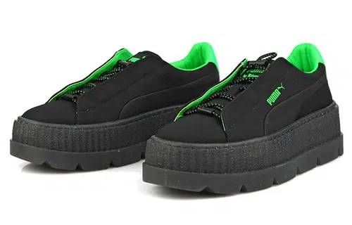 PUMA Rihanna Fenty Cleated Creeper Surf Black Green