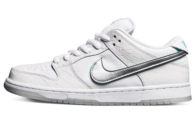 Nike Dunk SB white diamond